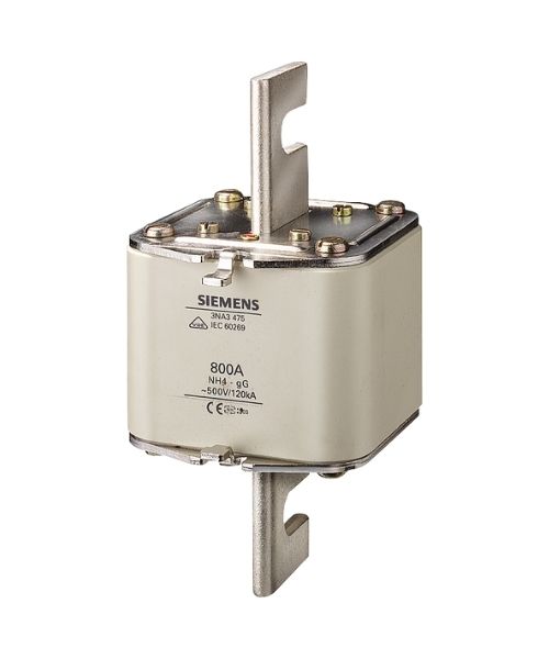 3NA3475 SIEMENS NH-BIÇAKLI SİGORTA BUŞONU; 800A; BOY 4; GENİŞLİK 101.8MM