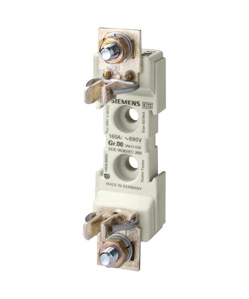 3NH3030 SIEMENS NH-BIÇAKLI SİGORTA ALTLIĞI; 160 A; MONOFAZE; BOY 000; BOY 00; 34MM