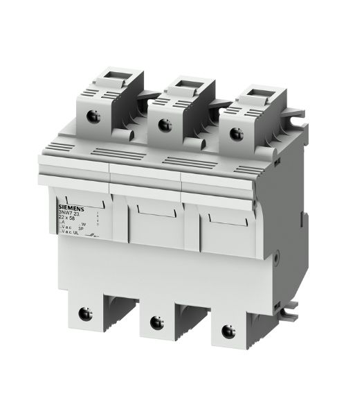3NW7231 SIEMENS SİLİNDİRİK Sİ. YU. (KARTUŞ SİGORTA YUVASI); 22X58MM; 3 KUTUP; 100 A