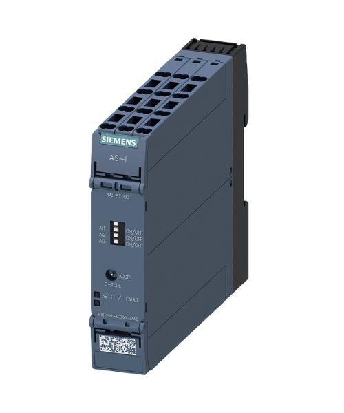 3RK1207-3CG00-2AA2 SIEMENS AS-I, 22,5MM, 4AI - TERMAL DİRENÇ (PT100, Nİ100 0-600?)