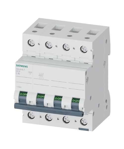 5SL4610-7 SIEMENS 10A; 3+N; ANAHTARLI OTOMATİK SİGORTA; 10KA; C TİPİ