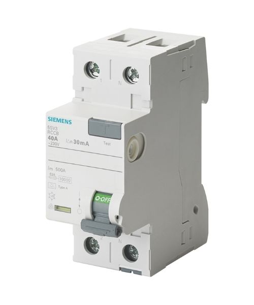 5SV3311-6 SIEMENS A TİPİ KAÇAK AKIM KORUMA RÖLESİ; 16A; 230V; 30MA; FAZ+NÖTR; 70MM
