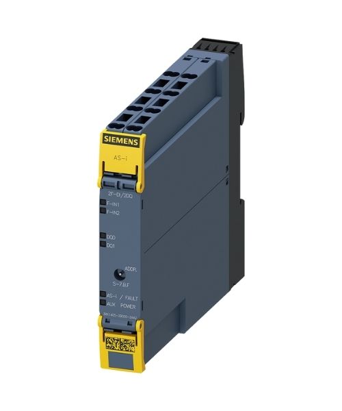 3RK1405-2BG00-2AA2 SIEMENS AS-I, 17,5MM, 2 EMNİYETLİ GİRİŞ, 2 STANDART ÇIKIŞ - ASISAFE