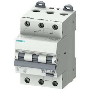 5SU1636-6FP10 SIEMENS RCBO, 6 KA, 3P TYPE A, 300MA, B-CHAR, IN: 10A UN: 400V