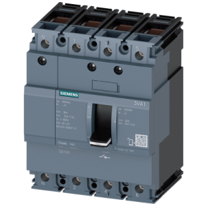 3VA1163-1AA46-0AA0 SIEMENS YÜK KESİCİ ŞALTER 4 KUTUP IN=63A KORUMASIZ