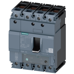 3VA1163-6EF46-0AA0 SIEMENS TMŞ 70KA 4 KUTUP, TM240, IN=63 A IR=44 A...63 A Iİ=5...10 X IN
