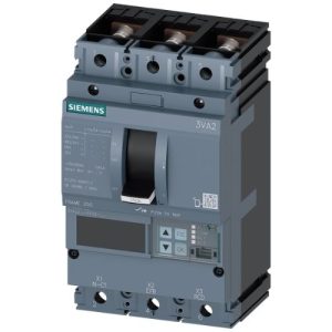 3VA2225-5KP32-0AA0 SIEMENS TMŞ 55KA 3 KUTUP ETU850, LSI, IN=250 A IR=100 A...250 A, Iİ=1.5..10X IN