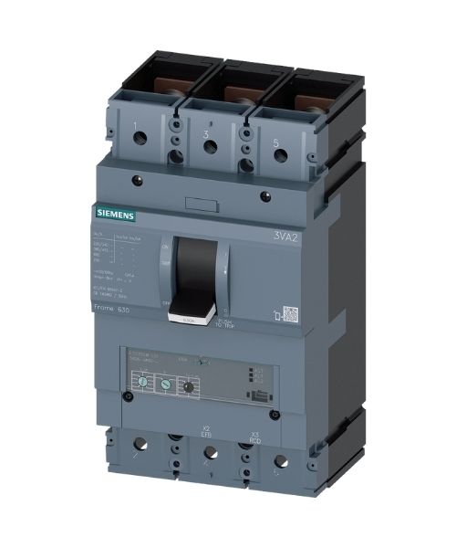 3VA2450-5MN32-0AA0 SIEMENS TMŞ 55KA 3 KUTUP, ETU350M, LSI, IN=500 A IR=200 A...500 A, Iİ=15 X IN