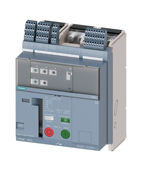 3VA2780-1AC03-0AA0 SIEMENS TMŞ 55KA, 3 KUTUP ETU350, LSI, IN=800A IR=320...800A Iİ=1.5...15XIN