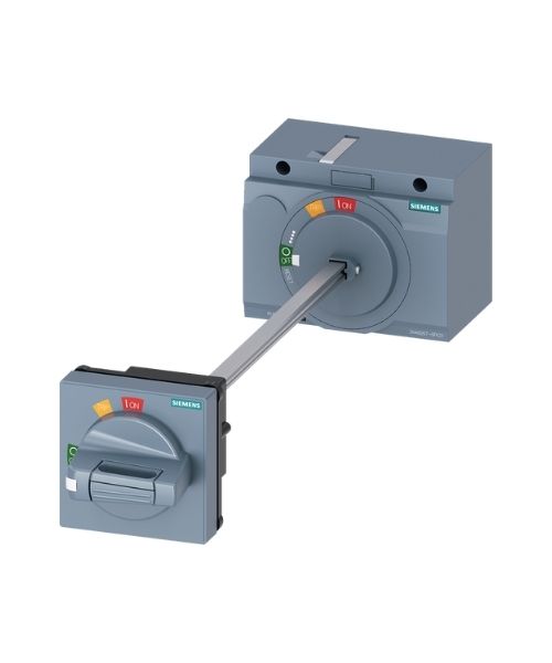 3VA9267-0FK21 SIEMENS UZATMA KOLLU TAHRİK MEK., KOMPLE, 3VA2 (100A, 160A, 250A), STANDART, GRİ