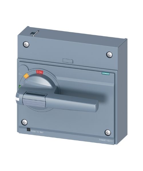 3VA9687-0EK11 SIEMENS ÖNDEN TAHRİK MEK., KOMPLE, 3VA25 (800A, 1000A), STANDART, GRİ
