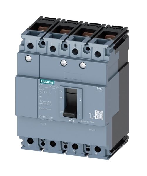 3VM1020-3ED42-0AA0 SIEMENS TMŞ 25KA; 20A; SABİT TERMİK; SABİT MANYETİK; 4 KUTUP
