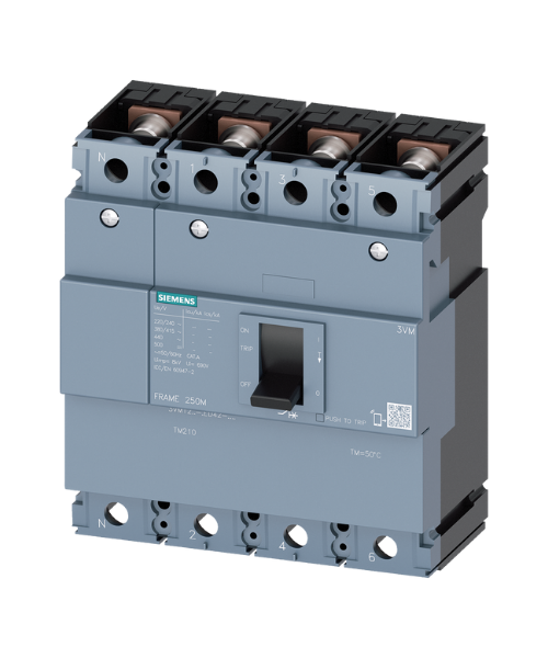 3VM1220-4ED42-0AA0 SIEMENS TMŞ 36KA; 200A; SABİT TERMİK; SABİT MANYETİK; 4 KUTUP