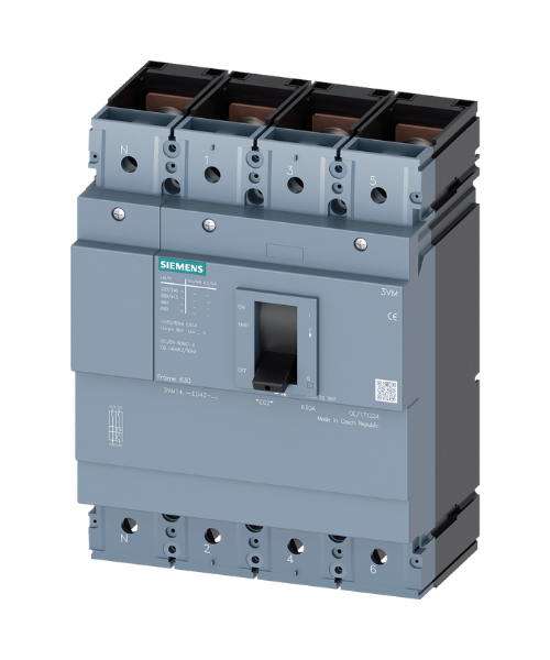 3VM1450-4ED42-0AA0 SIEMENS TMŞ 36KA; 500A; SABİT TERMİK; SABİT MANYETİK; 4 KUTUP