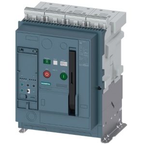 3WA1110-3AB02-0AA0 SIEMENS AÇIK TİP ŞALTER SABİT TİP 3-KUTUP IN=1000A, 66KA ETU300 LSI, 2NO+2NC