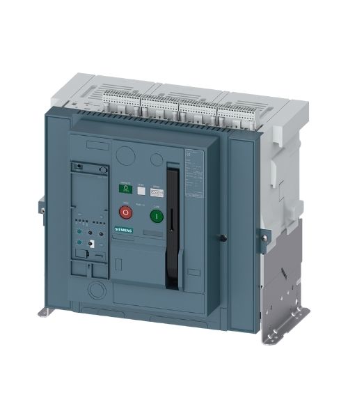 3WA1225-3AB02-0AA0 SIEMENS AÇIK TİP ŞALTER SABİT TİP 3-KUTUP IN=2500A, 66KA ETU300 LSI, 2NO+2NC
