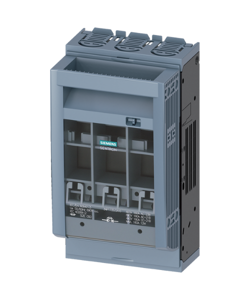 3NP1133-1CA10 SIEMENS BIÇAKLI SİGORTALI YÜK KESİCİLERİ, YASSI BAĞLANTI, 160A, BOY:00 VE 000
