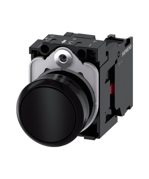 3SU1100-0AB10-1CA0 SIEMENS PLASTİK SİYAH KOMPLE YAY DÖNÜŞLÜ BUTONLAR 1NC