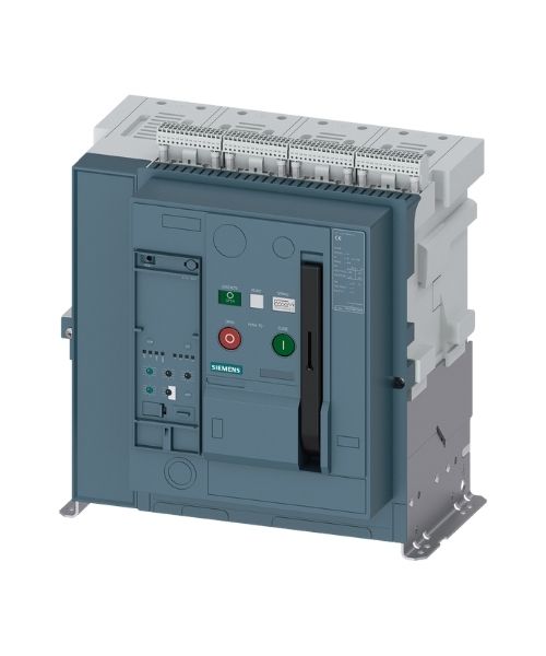 3WA1120-2AB12-0AA0 SIEMENS AÇIK TİP ŞALTER SABİT TİP 4-KUTUP IN=2000A 55KA ETU300 LSI, 2NO+2NC
