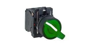 SCHNEIDER ELECTRIC 0-1 KALICI IŞIKLI MANDAL BUTON YEŞİL 230V AC LEDLİ
