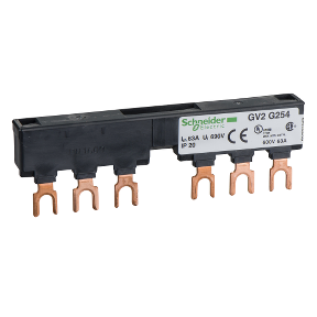 GV2G254 SCHNEIDER ELECTRIC 2 ADET GV2 BESLEME İÇİN BESLEME BARASI 3 KUTUPLU 54MM ADIM GENİŞLİĞİ