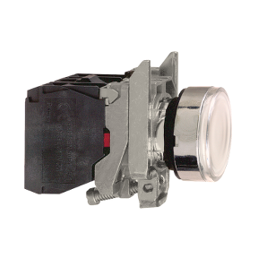 SCHNEIDER ELECTRIC IŞIKLI YAYLI BUTON BEYAZ 22 MM 250V BESLEMELİ AMPULSÜZ
