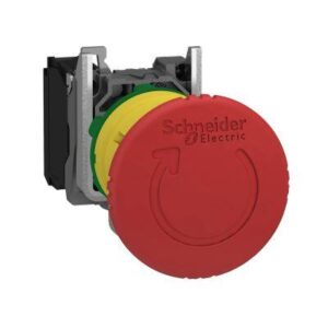 SCHNEIDER ELECTRIC MANTAR KAFALI KALICI ÇEVİR-ÇEK ACİL DURDURMA BUTONU 40 MM KIRMIZI
