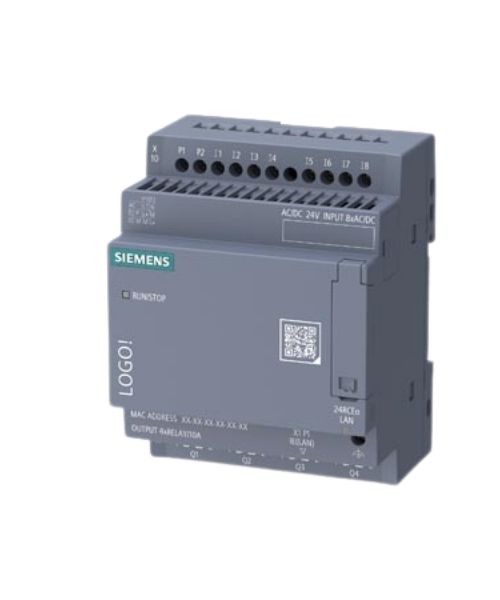 6ED1052-2HB08-0BA3 SIEMENS LOGO! 9 24RCEO (AC) DC 24 V DC/24 V AC/RÖLE 8 DI/4 DO LOJİK MODÜL