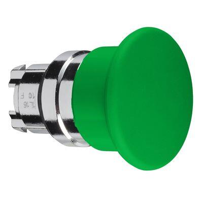 SCHNEIDER ELECTRIC YEŞİL ÇAP 40 MANTAR BASMALI DÜĞME BAŞLIĞI ÇAP 22 YAYLI DÖNÜŞ