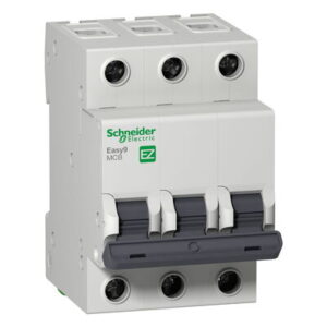 EZ9F34340 SCHNEIDER ELECTRIC ANAHTARLI OTOMATİK SİGORTA EASY9 MCB 3P 40A C TİPİ 4,5KA