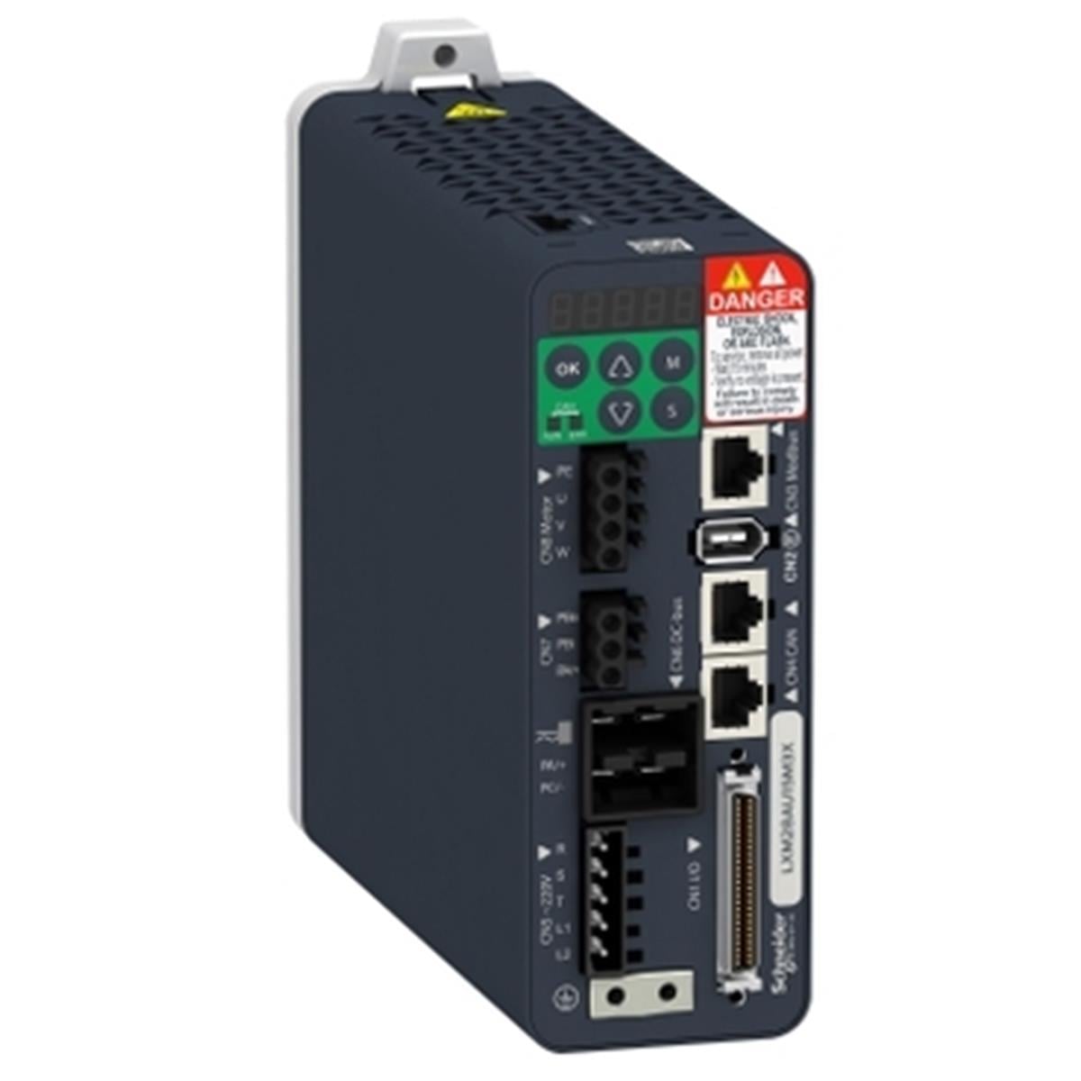 Schneider Electric LXM28AU10M3X motion servo drive, Lexium 28, single and three ph