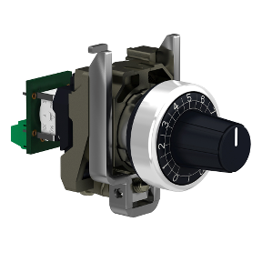 SCHNEIDER ELECTRIC METAL SERİ 22MM SİYAH MANDAL BUTON 1NA