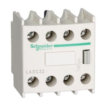 SCHNEIDER ELECTRIC LADC22 TESYS D YARDIMCI KONTAK BLOĞU 2 NA + 2 NK VİDA KELEPÇESİ TERMİNALLERİ