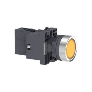 SCHNEIDER ELECTRIC XA2EW35B1 1NA SARI IŞIKLI YAYLI BUTON 24 VDC