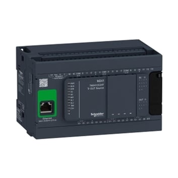 Schneider Electric , TM241CE24T -M241 Kontrolör 24 Gç Transistör Pnp Ethernet